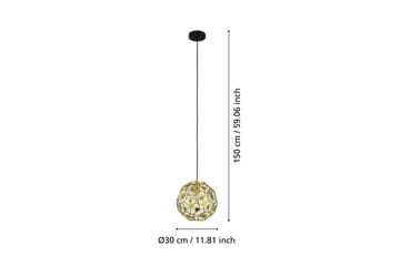 Takpendel Eglo Skoura Rund Mässing 30 cm - 30 cm - Belysning & el - Inomhusbelysning & lampor - Taklampa & takbelysning - Pendellampor & hänglampor