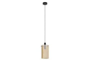 Takpendel Eglo Polverara Svart/Amber 1 Lampa - 1 Lampa - Belysning & el - Inomhusbelysning & lampor - Taklampa & takbelysning - Pendellampor & hänglampor