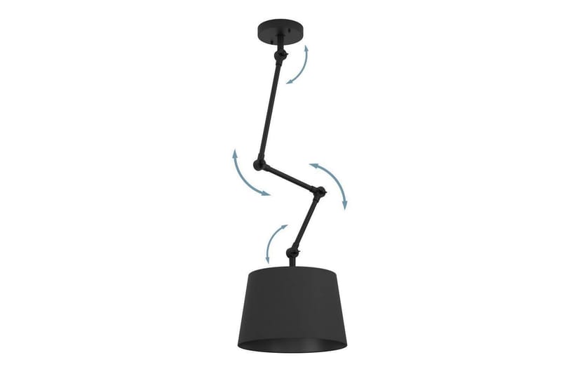 Takpendel Eglo Pistunio Svart - Svart - Belysning & el - Inomhusbelysning & lampor - Taklampa & takbelysning - Pendellampor & hänglampor