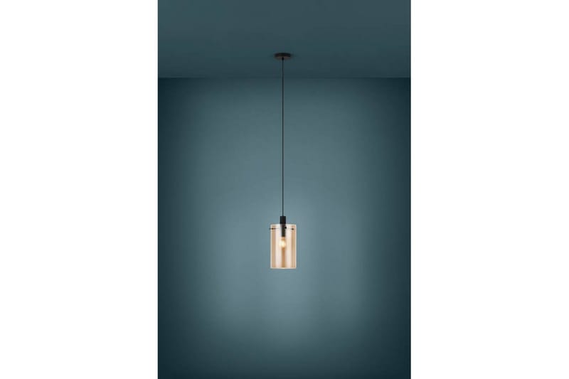 Takpendel Eglo Polverara Svart/Amber 1 Lampa - 1 Lampa - Belysning & el - Inomhusbelysning & lampor - Taklampa & takbelysning - Pendellampor & hänglampor