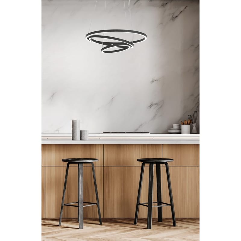 Takpendel Lobinero - Svart Vit - Belysning & el - Inomhusbelysning & lampor - Taklampa & takbelysning - Pendellampor & hänglampor