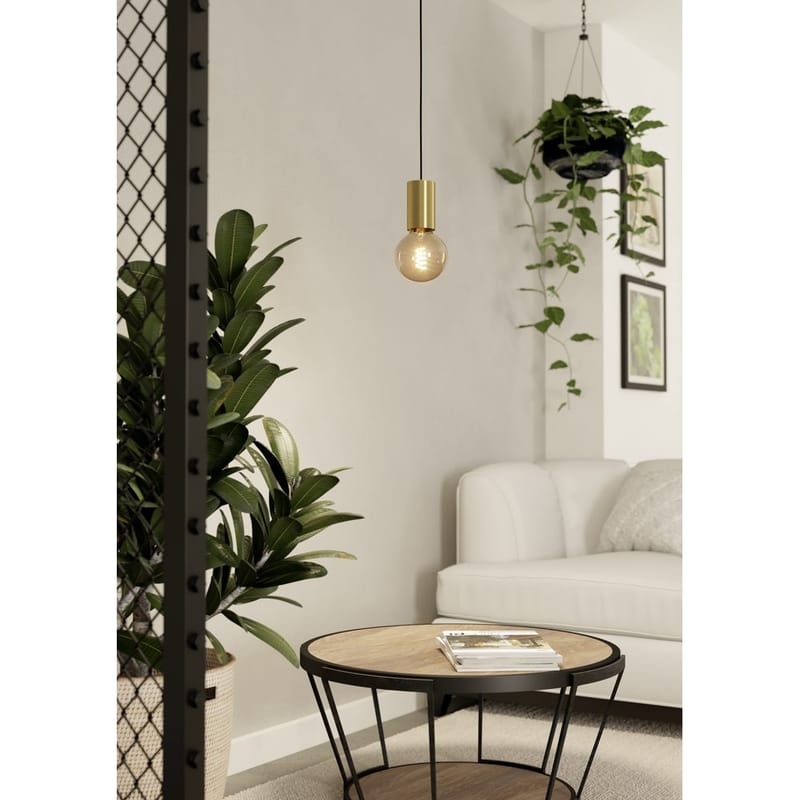 Takpendel Pozueta - Mässing-Borstad - Belysning & el - Inomhusbelysning & lampor - Taklampa & takbelysning - Pendellampor & hänglampor