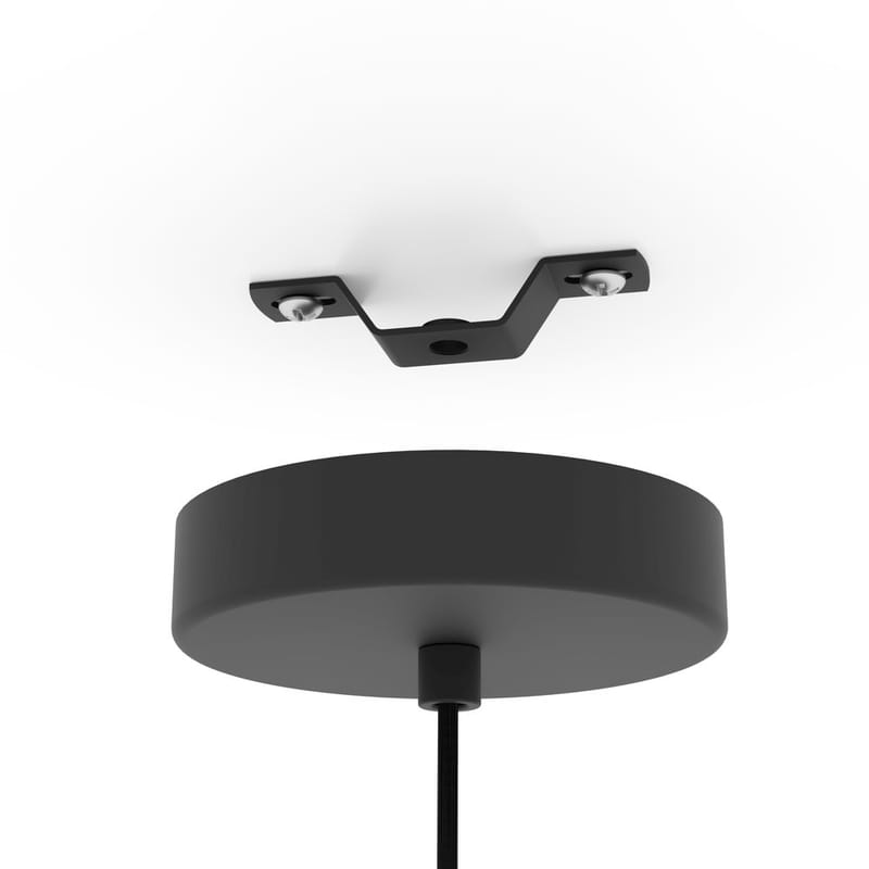 Takpendel Pozueta - Svart, Brun - Belysning & el - Inomhusbelysning & lampor - Taklampa & takbelysning - Pendellampor & hänglampor