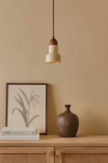 Talvenn Pendellampa - Beige Och Valnöt - Belysning & el - Inomhusbelysning & lampor - Taklampa & takbelysning - Pendellampor & hänglampor