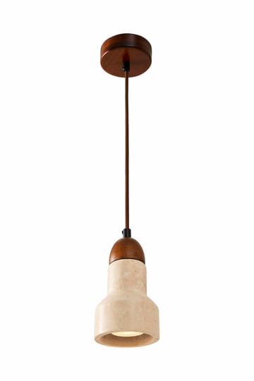Talvenn Pendellampa - Beige Och Valnöt - Belysning & el - Inomhusbelysning & lampor - Taklampa & takbelysning - Pendellampor & hänglampor