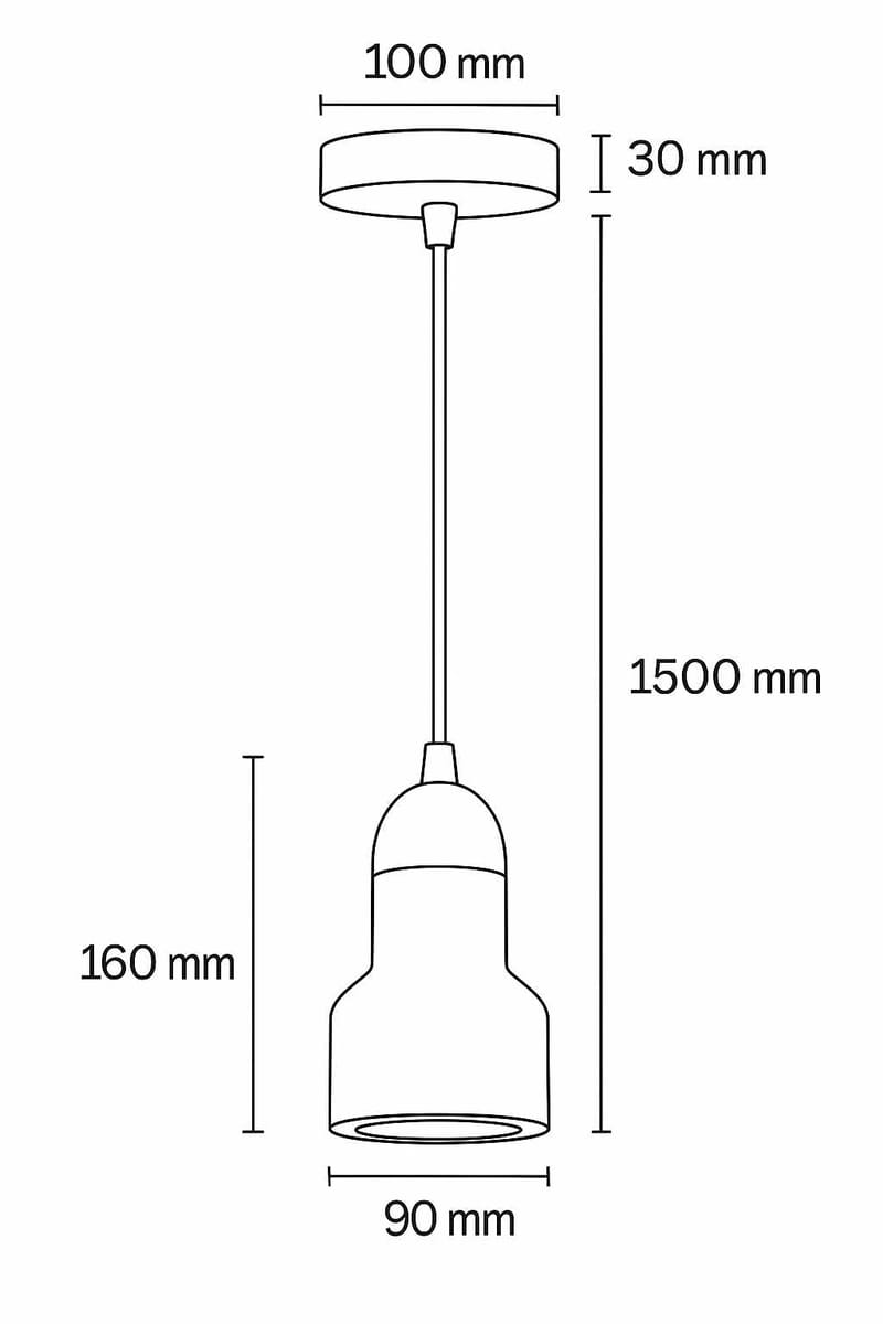 Talvenn Pendellampa - Beige Och Valnöt - Belysning & el - Inomhusbelysning & lampor - Taklampa & takbelysning - Pendellampor & hänglampor