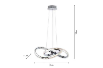 Tanyes Paul Neuhaus Taklampa - Chrome - Belysning & el - Inomhusbelysning & lampor - Taklampa & takbelysning - Pendellampor & hänglampor