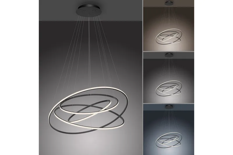 Tessara Paul Neuhaus Taklampa - Anthracite Grey - Belysning & el - Inomhusbelysning & lampor - Taklampa & takbelysning - Pendellampor & h änglampor