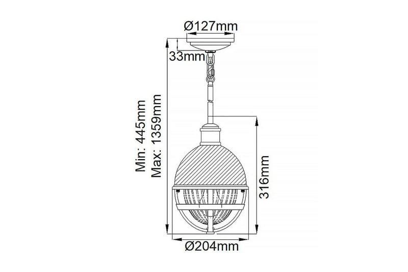 Tollis Kichler Taklampa - Brass||White - Belysning & el - Inomhusbelysning & lampor - Taklampa & takbelysning - Pendellampor & hänglampor