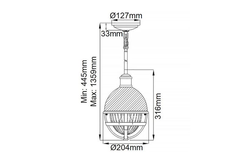 Tollis Kichler Taklampa - Brass||White - Belysning & el - Inomhusbelysning & lampor - Taklampa & takbelysning - Pendellampor & hänglampor