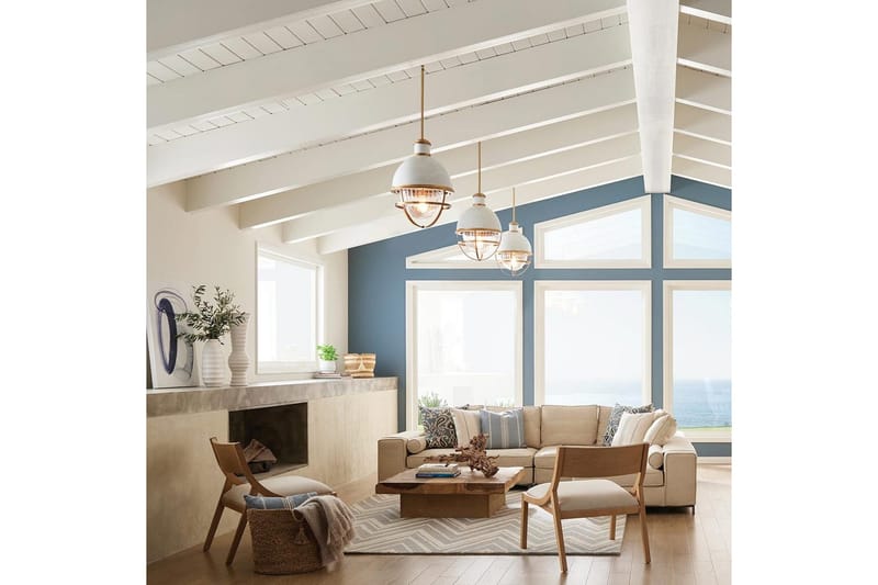 Tollis Kichler Taklampa - Brass||White - Belysning & el - Inomhusbelysning & lampor - Taklampa & takbelysning - Pendellampor & hänglampor