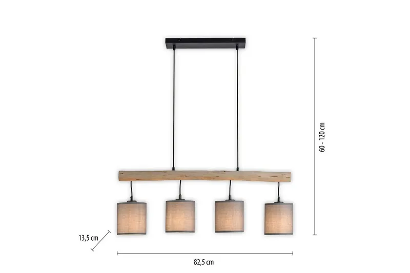 Tribu Just Light Taklampa - Taupe - Belysning & el - Inomhusbelysning & lampor - Taklampa & takbelysning - Pendellampor & hänglampor
