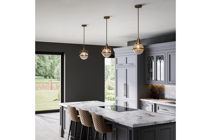 Triocent Kichler Taklampa - Brass - Belysning & el - Inomhusbelysning & lampor - Taklampa & takbelysning - Pendellampor & hänglampor