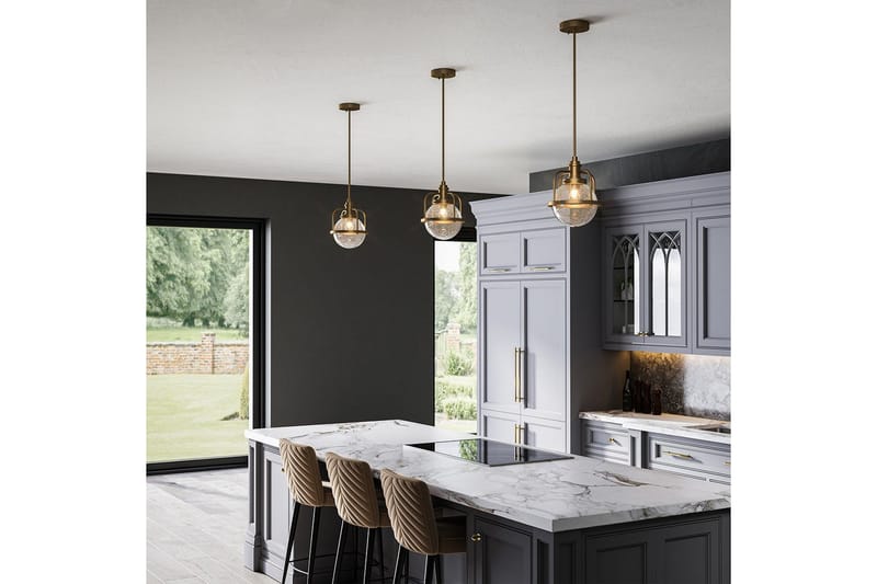 Triocent Kichler Taklampa - Brass - Belysning & el - Inomhusbelysning & lampor - Taklampa & takbelysning - Pendellampor & hänglampor