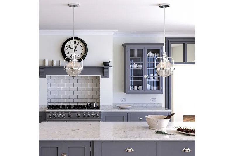 Triocent Kichler Taklampa - Silver - Belysning & el - Inomhusbelysning & lampor - Taklampa & takbelysning - Pendellampor & hänglampor