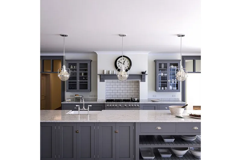 Triocent Kichler Taklampa - Silver - Belysning & el - Inomhusbelysning & lampor - Taklampa & takbelysning - Pendellampor & hänglampor