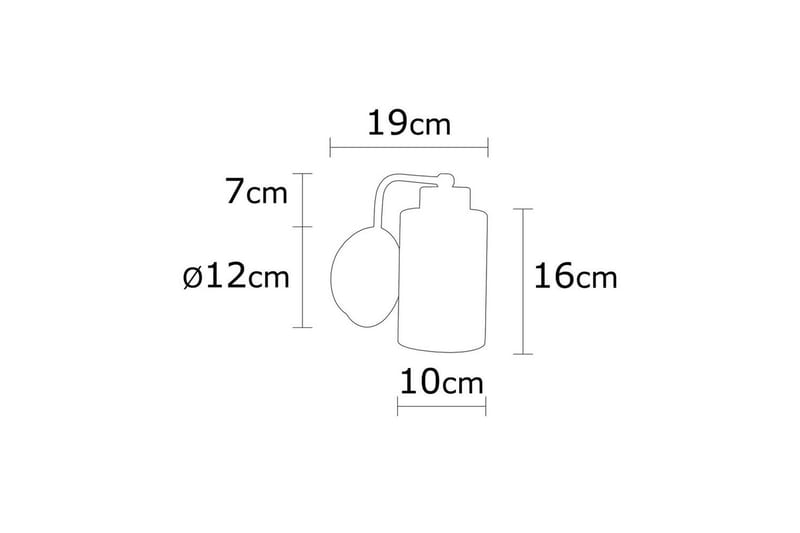 Vägglampa Jaska Enkelt Argentu - Silver - Belysning & el - Inomhusbelysning & lampor - Taklampa & takbelysning - Pendellampor & hänglampor