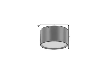 Vallum Plafond Rund - Svart - Belysning & el - Inomhusbelysning & lampor - Taklampa & takbelysning - Plafond