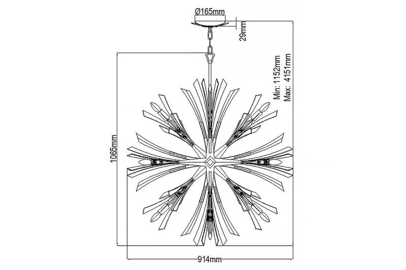 Vida Hinkley Taklampa - GOLD - Belysning & el - Inomhusbelysning & lampor - Taklampa & takbelysning - Pendellampor & hänglampor
