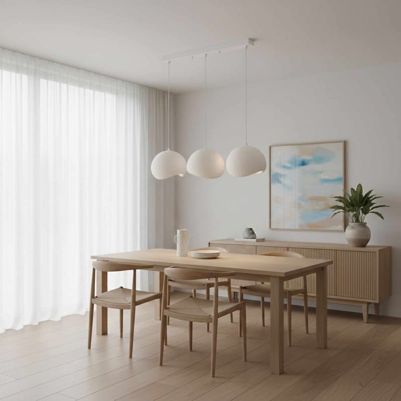 Vyrel Pendellampa - Vit - Belysning & el - Inomhusbelysning & lampor - Taklampa & takbelysning - Kristallkrona & takkrona