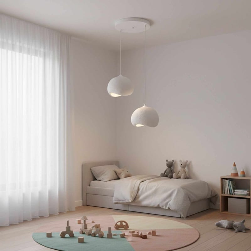 Vyrel Pendellampa - Liljevit - Belysning & el - Inomhusbelysning & lampor - Taklampa & takbelysning - Kristallkrona & takkrona