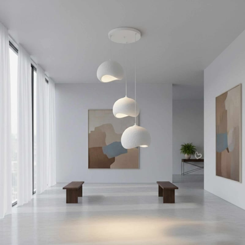 Vyrel Pendellampa - Vit - Belysning & el - Inomhusbelysning & lampor - Taklampa & takbelysning - Kristallkrona & takkrona