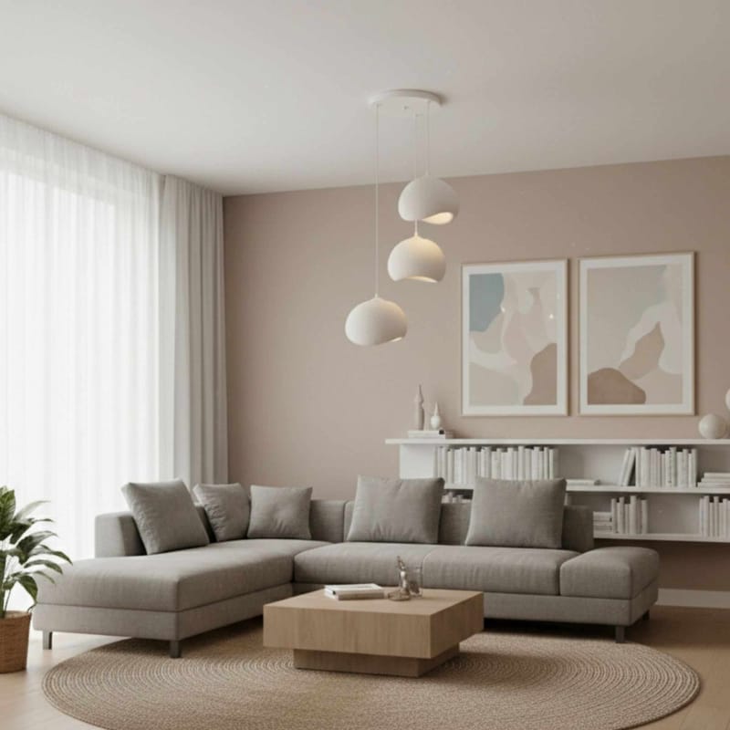 Vyrel Pendellampa - Vit - Belysning & el - Inomhusbelysning & lampor - Taklampa & takbelysning - Kristallkrona & takkrona