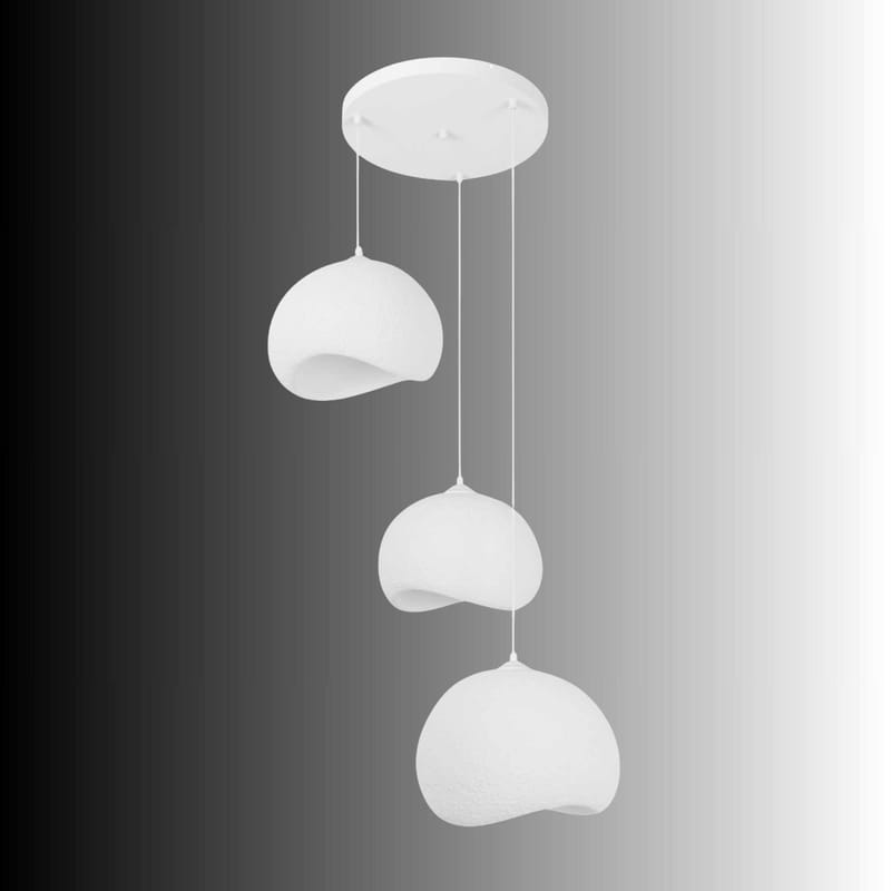 Vyrel Pendellampa - Vit - Belysning & el - Inomhusbelysning & lampor - Taklampa & takbelysning - Kristallkrona & takkrona