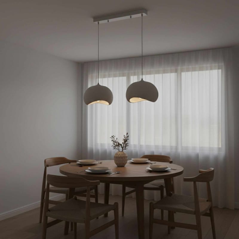 Vyrel Pendellampa - Vit - Belysning & el - Inomhusbelysning & lampor - Taklampa & takbelysning - Kristallkrona & takkrona