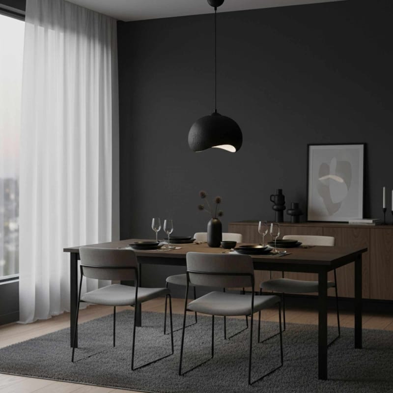 Vyrel Pendellampa - Svart - Belysning & el - Inomhusbelysning & lampor - Taklampa & takbelysning - Kristallkrona & takkrona