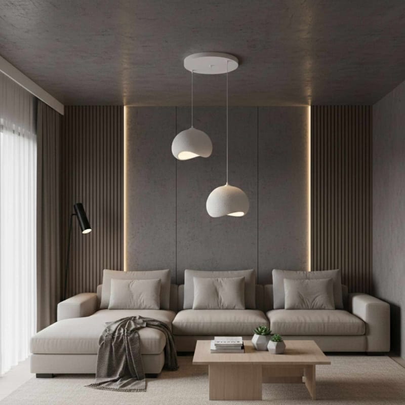 Vyrel Pendellampa - Liljevit - Belysning & el - Inomhusbelysning & lampor - Taklampa & takbelysning - Kristallkrona & takkrona