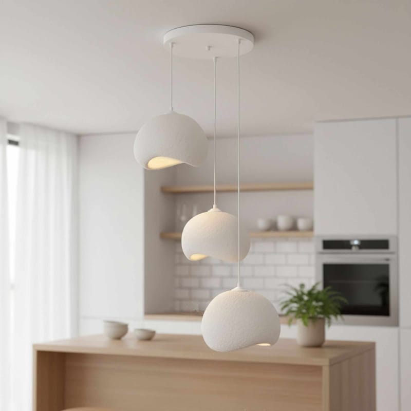 Vyrel Pendellampa - Vit - Belysning & el - Inomhusbelysning & lampor - Taklampa & takbelysning - Kristallkrona & takkrona