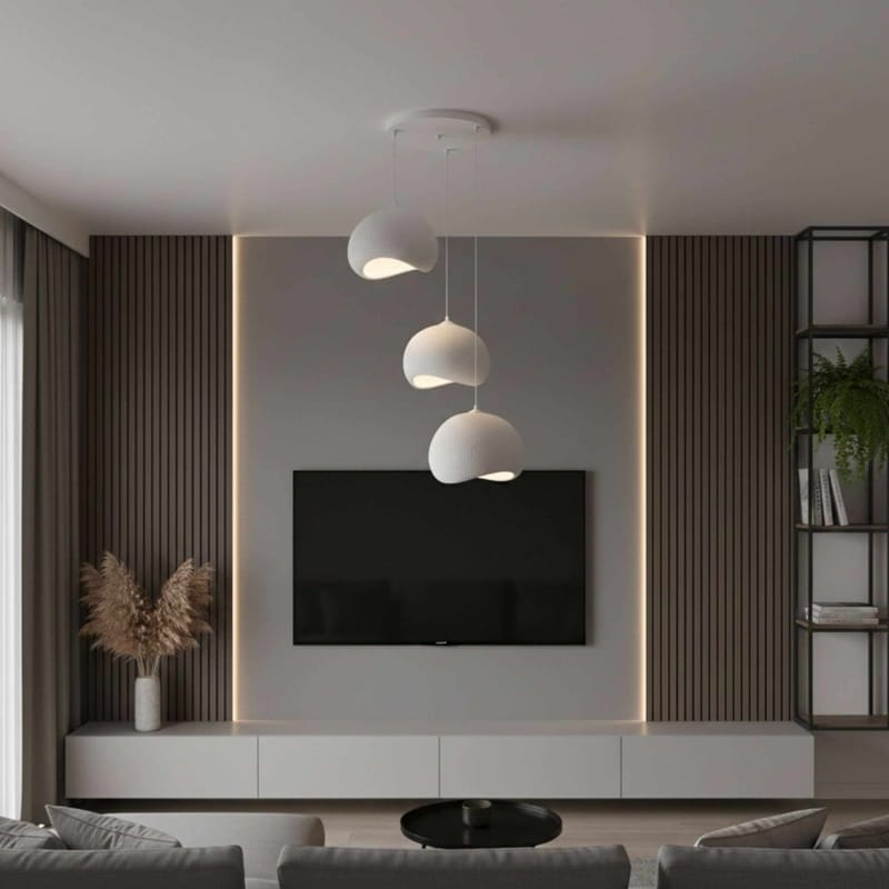 Vyrel Pendellampa - Vit - Belysning & el - Inomhusbelysning & lampor - Taklampa & takbelysning - Kristallkrona & takkrona