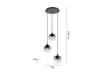 Zea Just Light Taklampa - Black - Belysning & el - Inomhusbelysning & lampor - Taklampa & takbelysning - Pendellampor & hänglampor