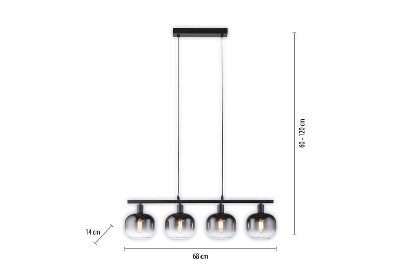 Zea Just Light Taklampa - Black - Belysning & el - Inomhusbelysning & lampor - Taklampa & takbelysning - Pendellampor & hänglampor