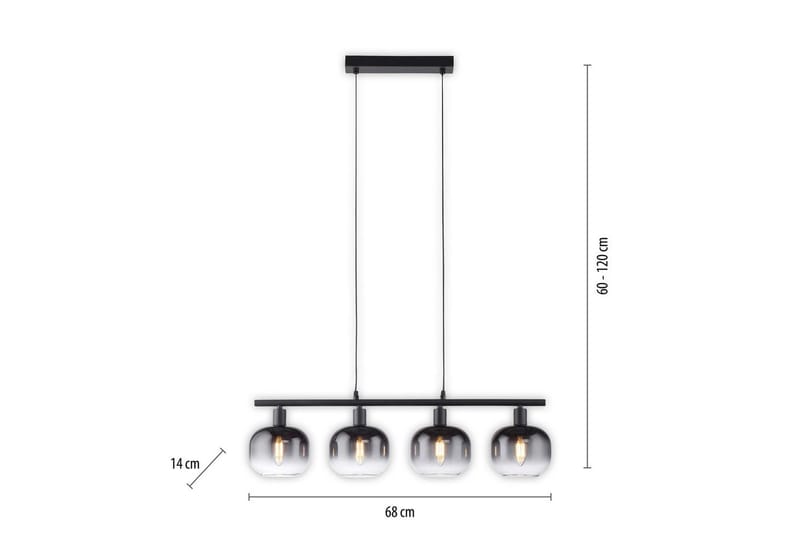 Zea Just Light Taklampa - Black - Belysning & el - Inomhusbelysning & lampor - Taklampa & takbelysning - Pendellampor & hänglampor