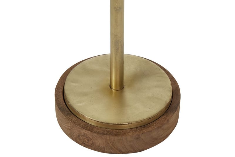 Tenedos Bordslampa 77 cm E27 - Mässing/Mörk trä - Belysning & el - Inomhusbelysning & lampor - Fönsterlampa - Fönsterlampa på fot