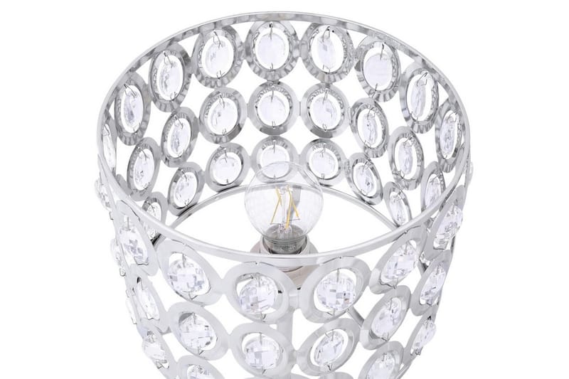 Tenna Bordslampa 25 cm - Silver - Bordslampor - Sovrumslampa