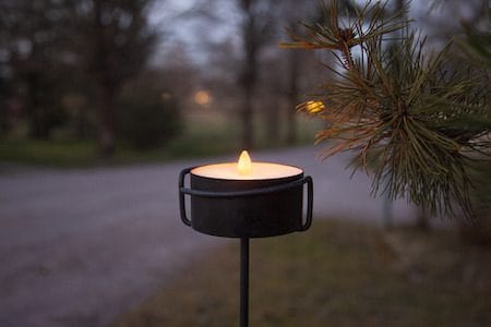 Torch Candle LED Ljus 10.5 cm - svart - Belysning & el - Inomhusbelysning & lampor - Dekorationsbelysning