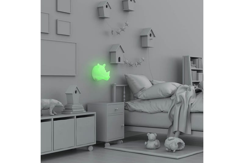 Vägg Nattlampa Mobility On Board Noshörning Multicolor - Multifärgad - Belysning & el - Inomhusbelysning & lampor - Dekorationsbelysning