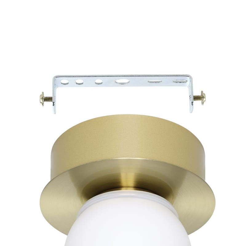 Vägg-/Taklampa Mosiano - Borstade mässing - Belysning & el - Inomhusbelysning & lampor - Taklampa & takbelysning - Plafond