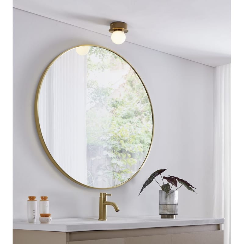 Vägg-/Taklampa Mosiano - Borstade mässing - Belysning & el - Inomhusbelysning & lampor - Taklampa & takbelysning - Plafond