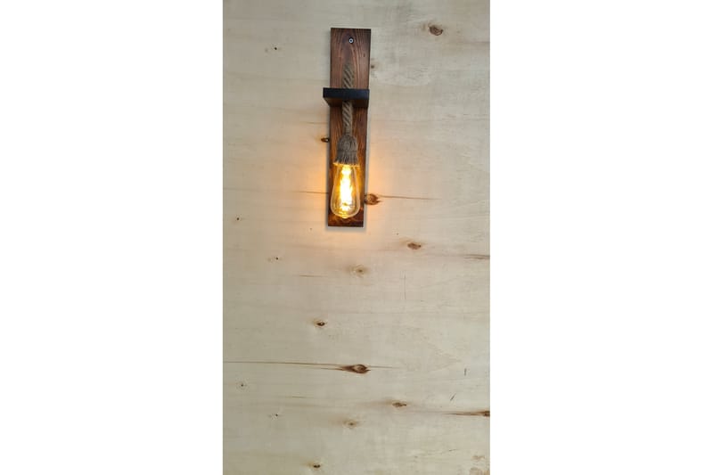 All Design Vägglampa - Valnöt - Belysning & el - Inomhusbelysning & lampor - V�ägglampa