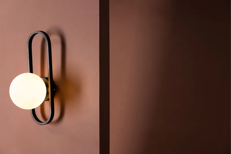 Alpes Väggplafond 19 cm - Svart - Belysning & el - Inomhusbelysning & lampor - Vägglampa