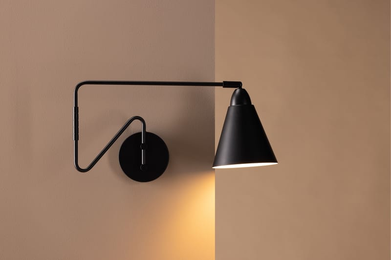 Amicola Vägglampa 24 cm - Svart - Belysning & el - Inomhusbelysning & lampor - Vägglampa