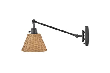 Arti Hinkley Vägglampa - Black||Brown - Belysning & el - Inomhusbelysning & lampor - Vägglampa