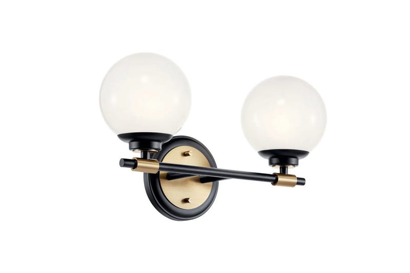 Benno Kichler Vägglampa, Black||Bronze