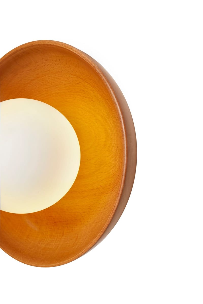 Beylin Vägglampa 24 cm Rund - Ek Vit - Belysning & el - Inomhusbelysning & lampor - Vägglampa