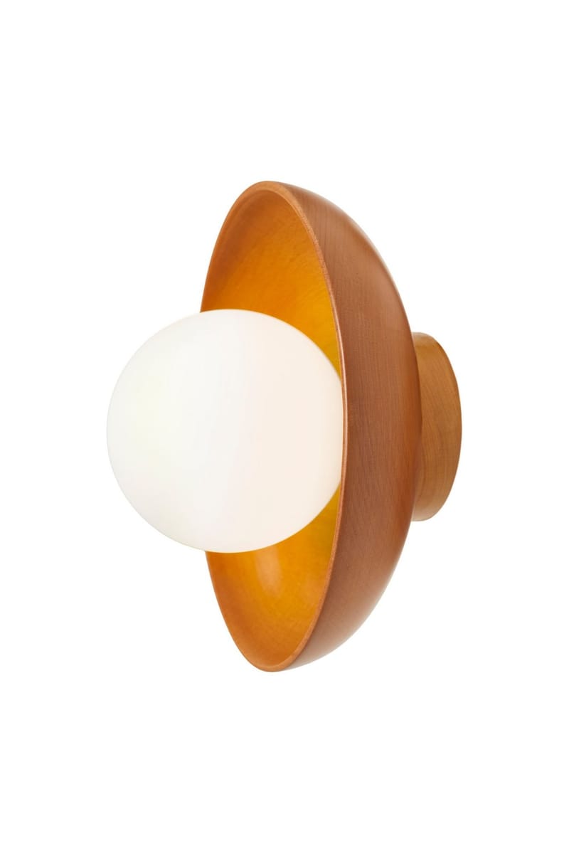 Beylin Vägglampa 24 cm Rund - Ek Vit - Belysning & el - Inomhusbelysning & lampor - Vägglampa