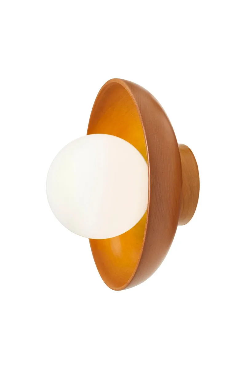 Beylin Vägglampa 24 cm Rund - Ek Vit - Belysning & el - Inomhusbelysning & lampor - Vägglampa